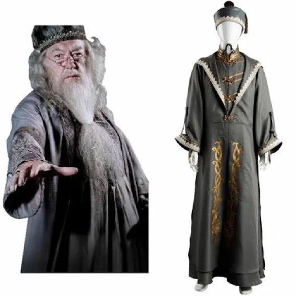 Other - Dumbledore Wizard Costume and Wig and Beard